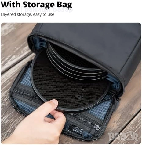 Нов Комплект 6 Пчелни Решетки HC-06 с Чанта за Фото Рефлектор за Студио Снимки, снимка 8 - Чанти, стативи, аксесоари - 51761127