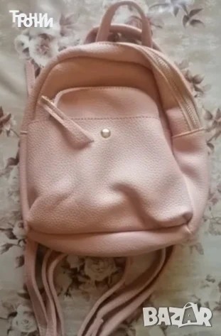 Нова Кожена Дамска Раница , снимка 2 - Раници - 53729806