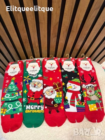 коледни чорапи , снимка 4 - Дамски чорапи - 52416033