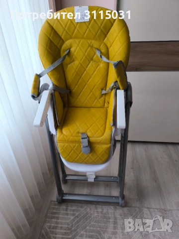 Стол за хранене LORELLI PARTY Lemon Curry Leather , снимка 5 - Столчета за хранене - 52638592