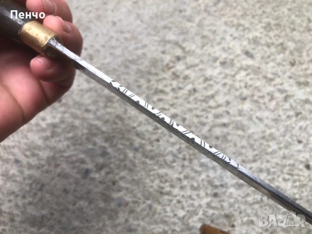 автентичен възрожденски нож /каракулак/, снимка 13 - Ножове - 50663772