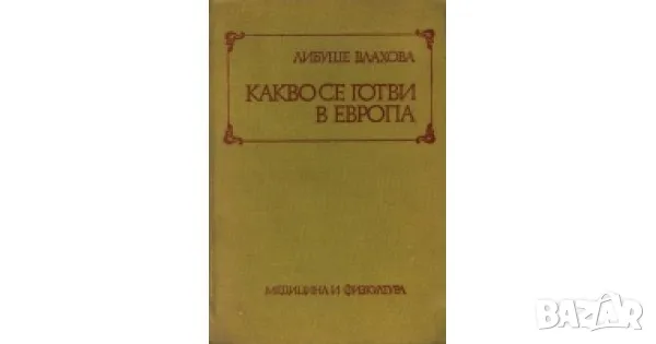 Какво се готви в Европа -Л. Влахова - рецепти, снимка 1 - Специализирана литература - 48968722