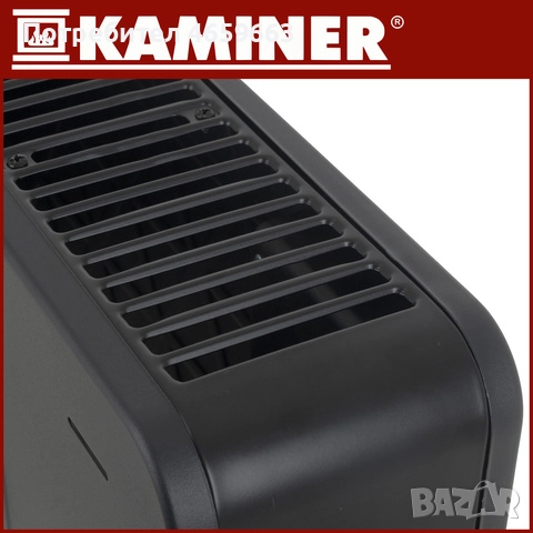 Енергоспестяващ електрически конвектор Ziflo Kaminer с WiFi управление и дистанционно, 2300W Черен, снимка 6 - Отоплителни печки - 52526070