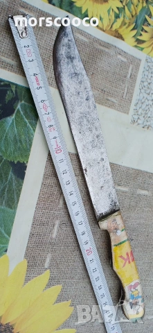 Стар кован бургуджийски нож , снимка 2 - Ножове - 54094946