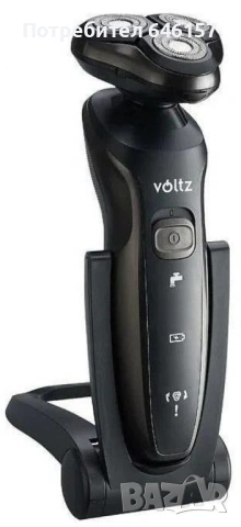 Самобръсначка V o l t z , USB, 3W, черна, 2 ГОДИНИ ГАРАНЦИЯ, снимка 4 - Електрически самобръсначки - 53129033