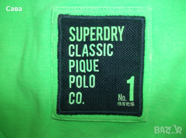 Тениски SUPERDRY  мъжки,Л  /сиви,електриково/, снимка 9 - Тениски - 46233050