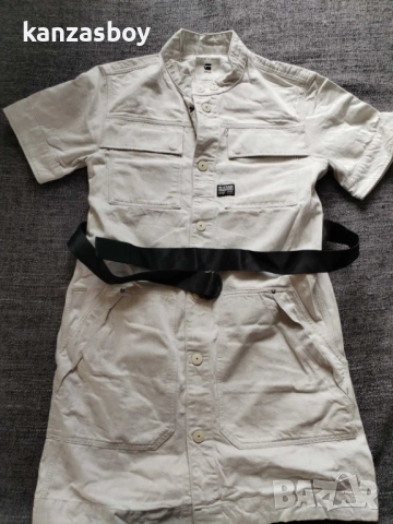 g-star shirt dress short sleeve - страхотна дънкова рокля НОВА БЕЗ ЕТИКЕТИ С, снимка 6 - Рокли - 51912764