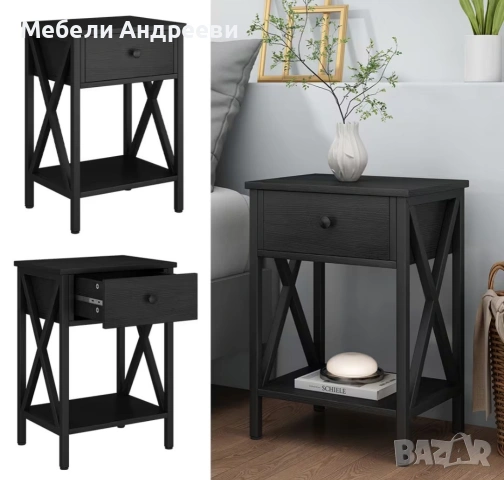 Нощно шкафче Vicco 6911, снимка 3 - Шкафове - 53762912