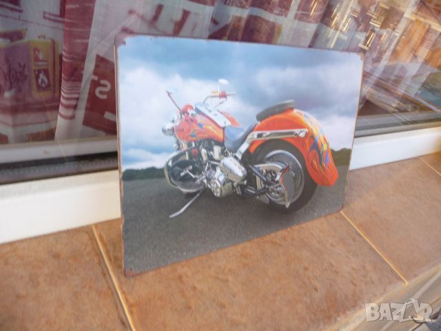 Метална табела мотор рокер тунинг як уникален красив хром рисуван, снимка 2 - Други - 10526021