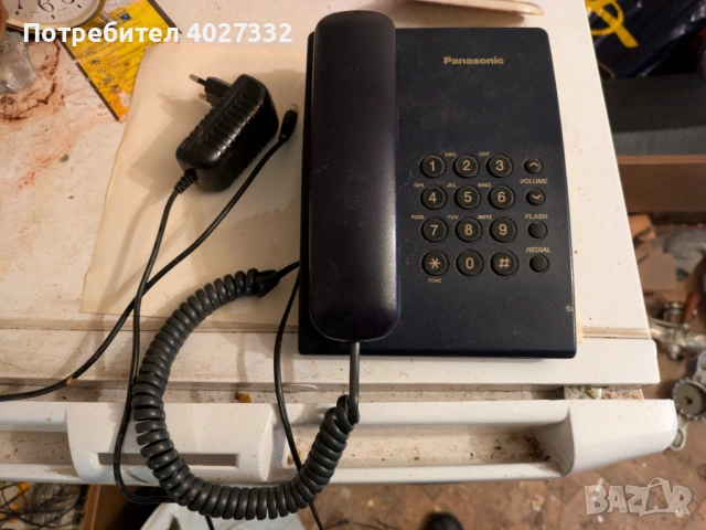 Стационарен телефон Panasonic – напълно работещ