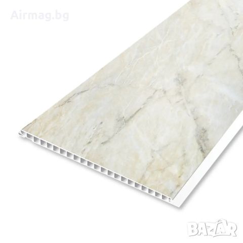 PVC Ламперия 7мм Marble White Digital Print 2.7х0.25м, снимка 1 - Декорация за дома - 45620416