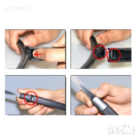 Комплект рамо , капачка и задна чистачка за VW Passat B5/B5.5 Variant (1997 - 2005), снимка 6 - Аксесоари и консумативи - 53965492