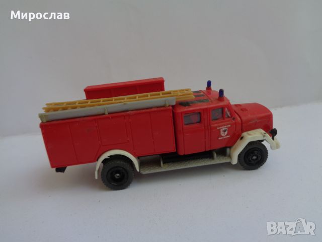 ROCO ? PREISER? H0 1/87 MAGIRUS МОДЕЛ ИГРАЧКА ПОЖАРНА КАМИОН, снимка 3 - Колекции - 46744155