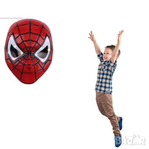 Детска светеща маска, SPIDERMAN, снимка 3 - Други - 52093483