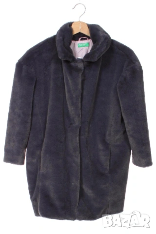 Ново, сиво палто на Бенетон, 10-11 години, Benetton; 146, 152 см