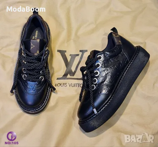 Louis Vuitton черни дамски маратонки , снимка 3 - Маратонки - 48501867