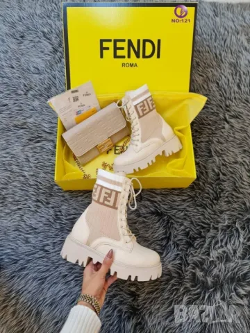 дамски боти и чанта fendi, снимка 3 - Чанти - 46822231