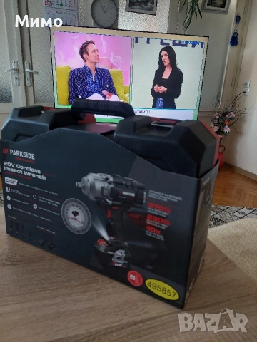 Ударен гайковерт Parkside Performance C4 ПЪЛЕН КОМПЛЕКТ - 5г ГАРАНЦИЯ