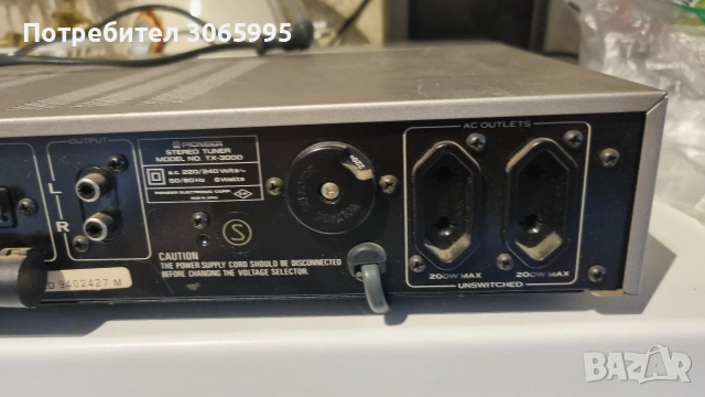 тунер Pioneer TX-3000. , снимка 6 - Ресийвъри, усилватели, смесителни пултове - 53123364