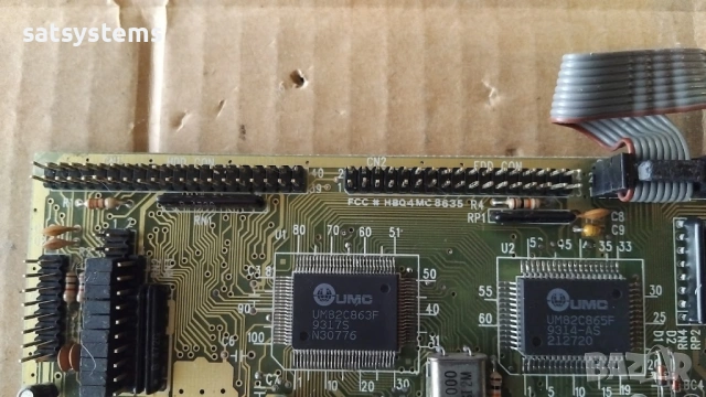 UMC HBQ4MC8635 Multi Controller 16-bit ISA IDE FLOPPY COM Print Card, снимка 7 - Други - 53417202