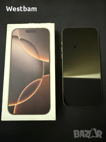 Iphone 16 pro max 256гб златен без забележки, снимка 2 - Apple iPhone - 51924776