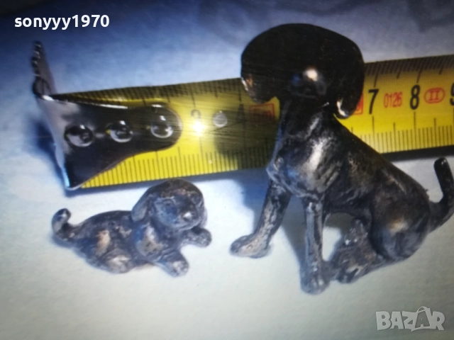 КУЧЕНЦА 2БР МЕТАЛНИ ФИГУРКИ 0609251848, снимка 4 - Колекции - 51627599