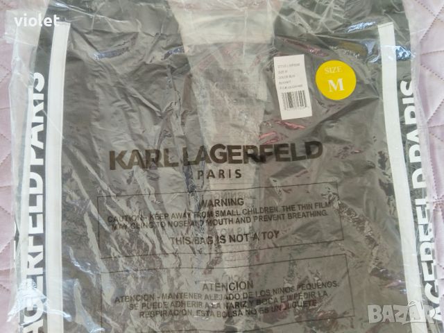Само до 07.07. - 140 лв Lagerfeld оригинален дамски спортен панталон, снимка 12 - Панталони - 46345267