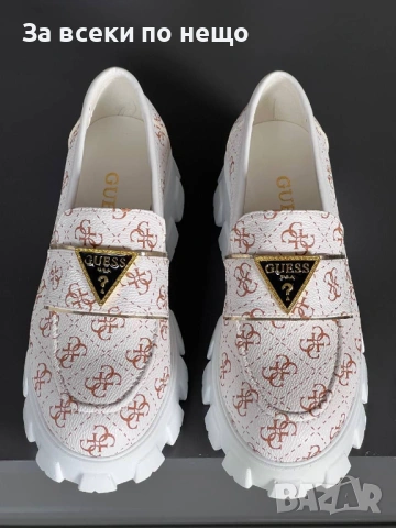 Guess Дамски Бели Ежедневни Обувки Гес Код E1169, снимка 2 - Дамски ежедневни обувки - 53226826