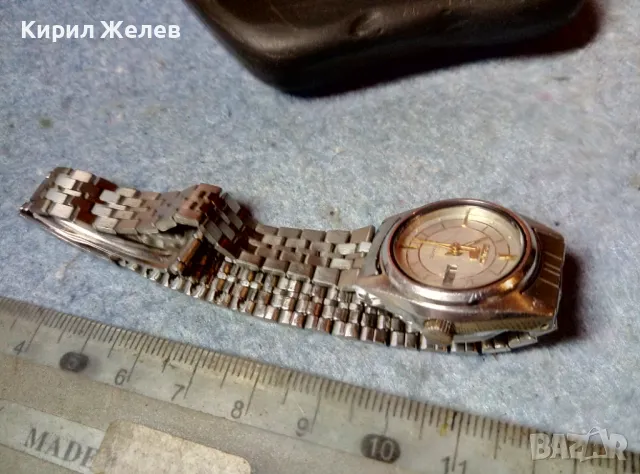 SEIKO 5 AUTOMATIC ЯПОНСКИ МЕХАНИЧЕН САМОНАВИВАЩ ЧАСОВНИК СЕЙКО 5 с Нерж ВЕРИЖКА СЕЙКО РАБОТЕЩ 49261, снимка 9 - Дамски - 48288777