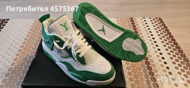 Nike Air Jordan Retro 4 нови с кутия , снимка 2 - Маратонки - 53338666