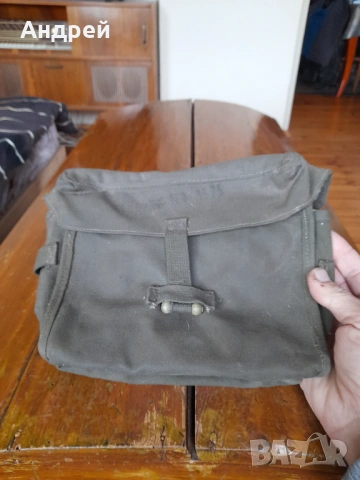 Стара военна чанта,сумка #6, снимка 2 - Антикварни и старинни предмети - 53649751