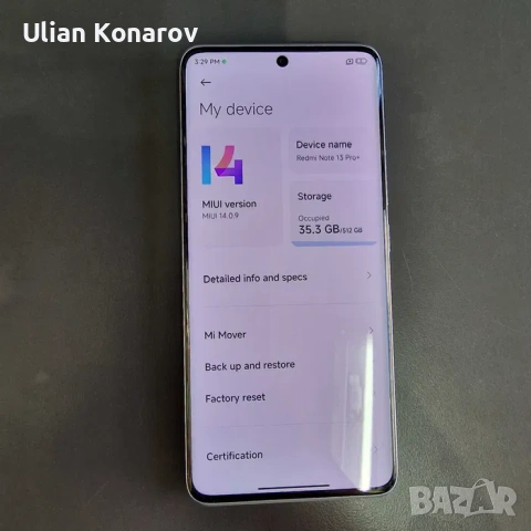 Xiaomi Redmi Note 13 Pro+ 12/512GB, снимка 2 - Xiaomi - 53694317