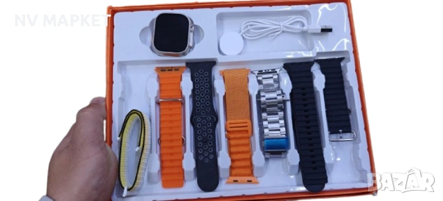 Смарт часовник 7 в 1 Ultra, 49mm, 2.13 infinite display – Перфектният избор за стил и функционалност, снимка 3 - Смарт часовници - 53839919