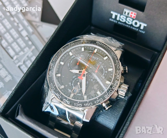  TISSOT SUPERSPORT CHRONO T125.617.11.051.00 ЧИСТО НОВ часовник кутия 100% оригинал , снимка 10 - Мъжки - 53707327