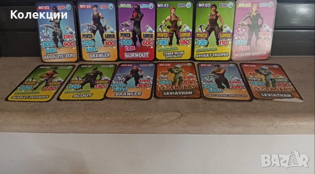 Разнообразие от карти нa Fortnite