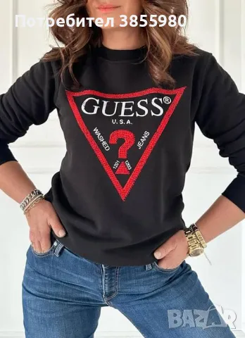 Блуза guess, снимка 1 - Блузи с дълъг ръкав и пуловери - 46903573