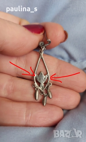 Два различни чифта / Етно винтидж сребърни обеци проба 925 , снимка 15 - Обеци - 40828681