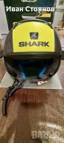 ПРОМОЦИЯ!!! Мото каска SHARK Drak Tribute RM Mat Anthracite / Yellow / Black, S