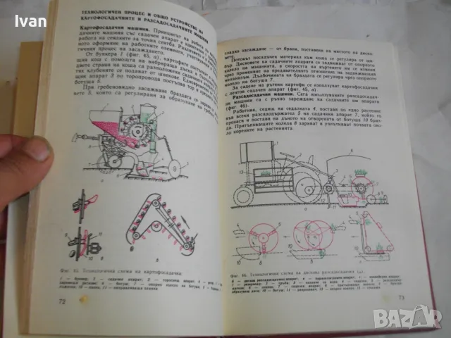 Селскостопански машини -Изд.Земиздат1986г. Учебник за техникумите,СПТУ направление Селско стопанство, снимка 13 - Специализирана литература - 46914376