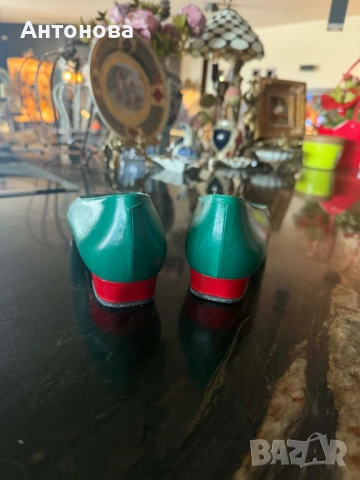 Обувки от естествена кожа в страхотна цветова комбинация като нови, снимка 5 - Дамски ежедневни обувки - 54015287