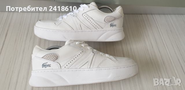 Lacoste Leather Sneakers Mens Size 40.5 /- 26см UK 7 US 9 ОРИГИНАЛ! Мъжки сникърси! Ест. кожа., снимка 9 - Кецове - 45636579