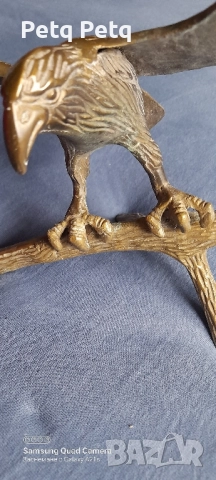 бронзов масивен орел 🦅 , снимка 8 - Антикварни и старинни предмети - 51999565