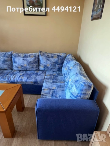 Разтегателен ъглов диван , снимка 4 - Дивани и мека мебел - 54294705