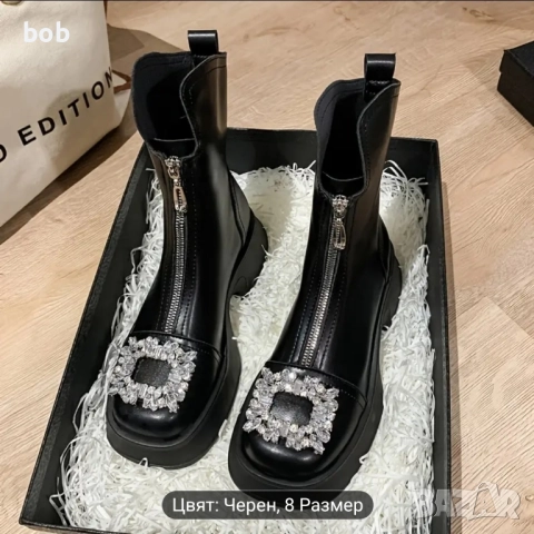 нови страхотни дамски боти , снимка 2 - Дамски боти - 52344966