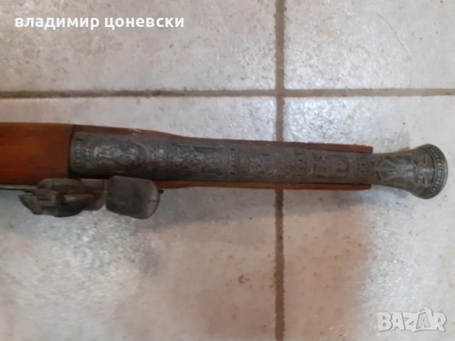 Красив кремъчен пистолет,пищов,оръжие, снимка 7 - Колекции - 52016213