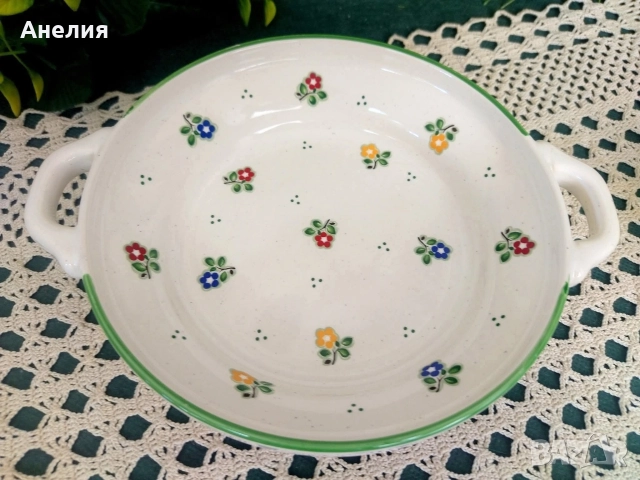 Красиви и нежни Pfalzkeramik Германия , снимка 2 - Чинии - 52942132