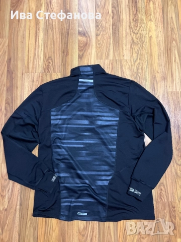 Уникална нова оригинална черна спортна блуза дишаща материя Пума Puma, снимка 3 - Суичъри - 51700360