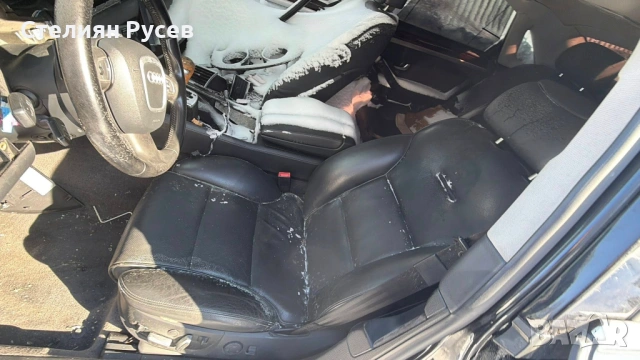 салон седалки перфорирани audi s8 a8 d3 5.2 450hp facelift 2009г цена 370 евро за всичко - задни пер, снимка 13 - Части - 53557846