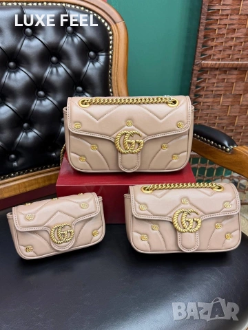 Gucci ⚜️ Естествена Кожа ⚜️, снимка 4 - Чанти - 53458629
