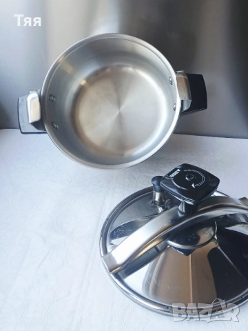 Тенджера под налягане 4.5 л, снимка 2 - Съдове за готвене - 53139030